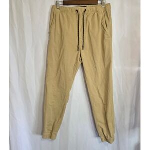 American Eagle Jogger Mens Small Khaki Next Level Flex Slim Tapered Chino Pants